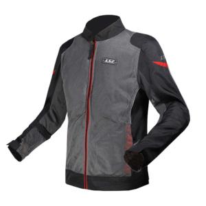 Chaqueta moto LS2 Airy Gris-Roja